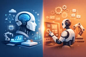 Automatizácia pomocou umelej inteligencie vs. RPA: Čo je vhodnejšie?